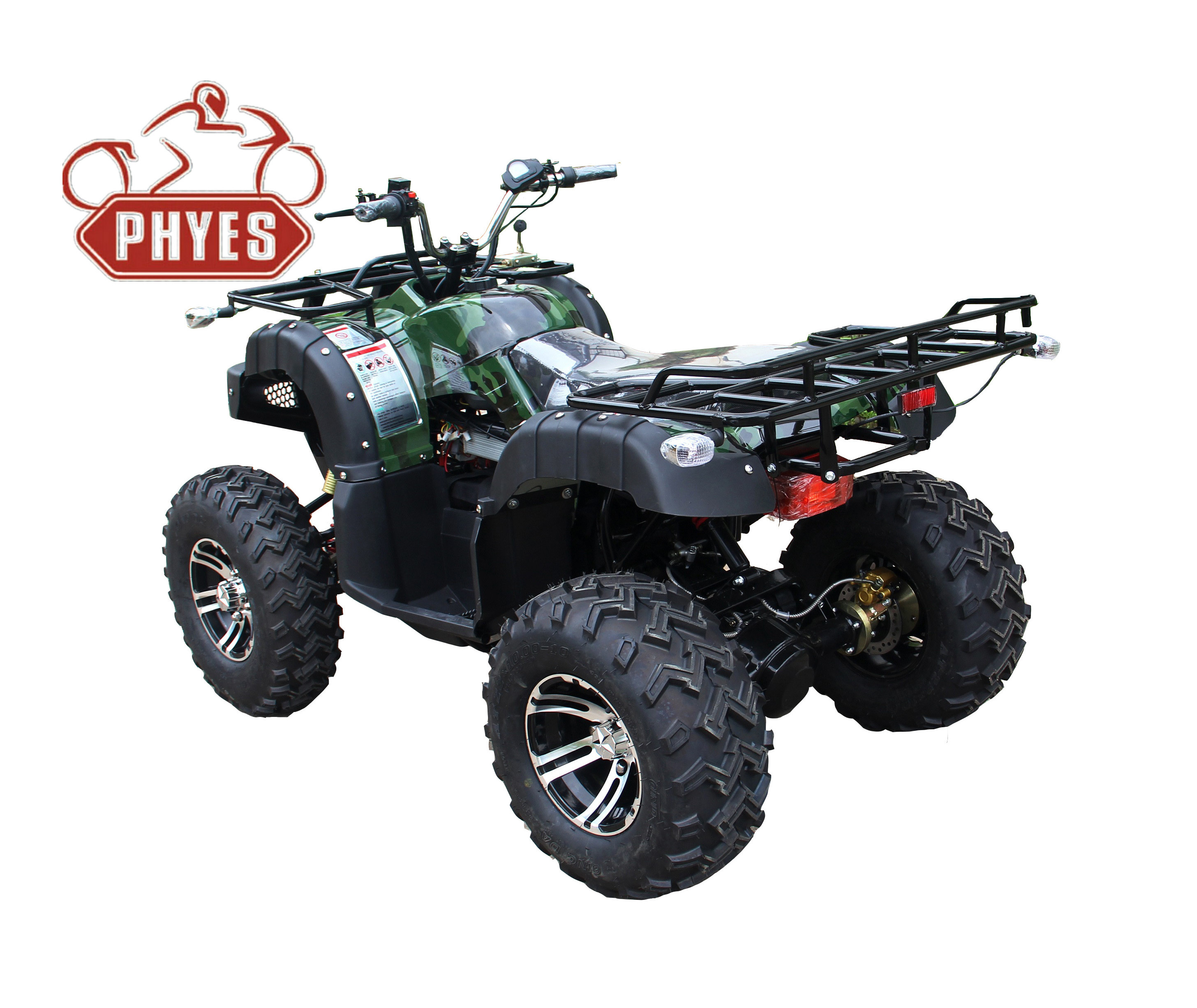 phyesmoto 60V 5000w farm atv quad bike 4x4 for adults