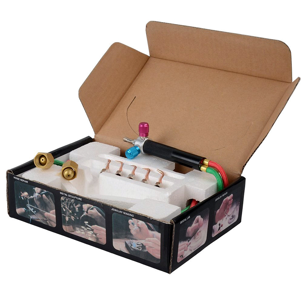 Jewelry Oxygen Kit Micro Mini Jewellery Solder Gun Gas Small Soldering Gun,Soldering Cutting Brazing Weld Torch