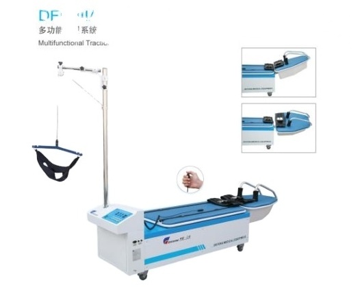 Rehabilitation center Lumbar traction bed physio bed