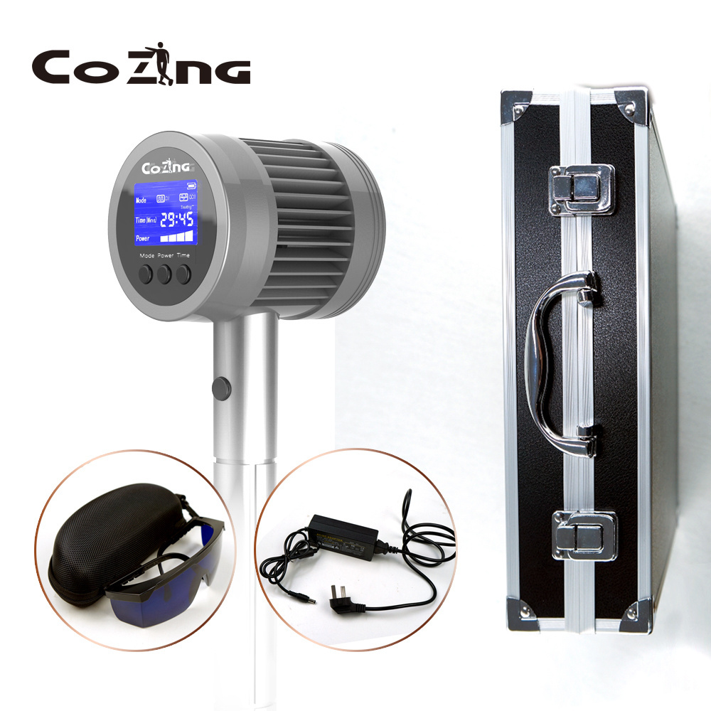 COZING 20W Medical Deep Tissue MLS Laser Therapy Machine Four Wavelength 650nm 808nm 905nm 980nm for Pain Relief