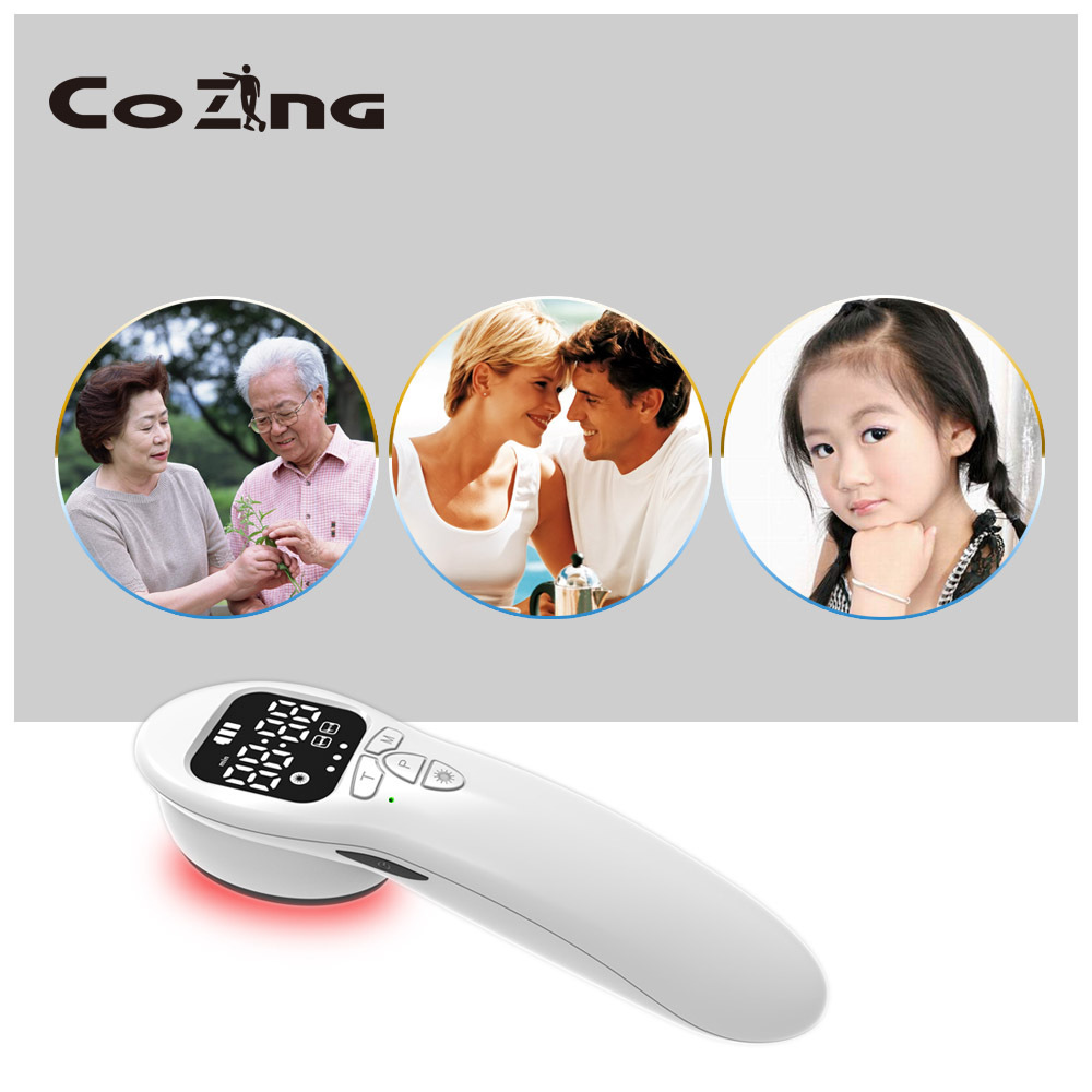 COZING Cold Laser LLLT-808 Red Light Therapy mls Treatment for Rheumatic Pain Relief, Sport Injuries, Arthritis, Wounds healing