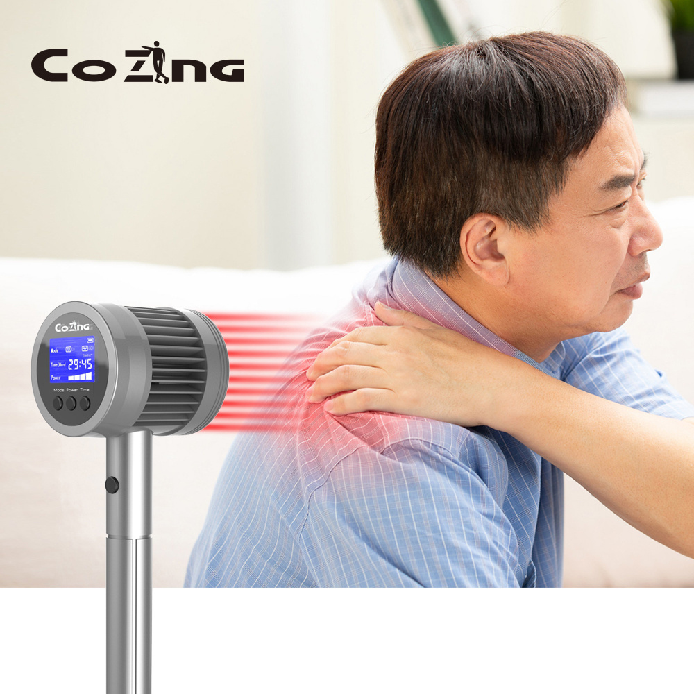 COZING robotic high intensity mls laser therapy machine 10-60W 980nm 905nm 808nm 650nm for hospital use