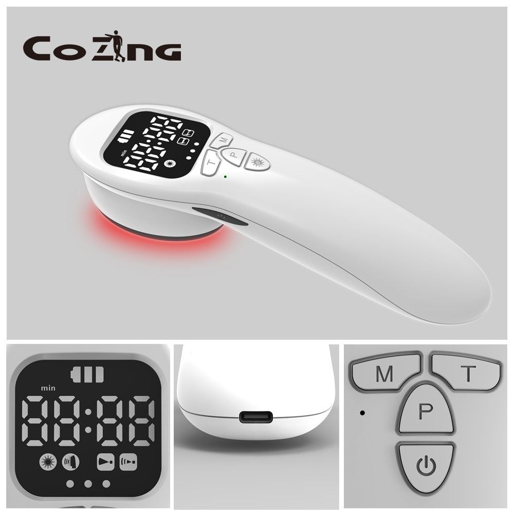 COZING Cold Laser LLLT-808 Red Light Therapy mls Treatment for Rheumatic Pain Relief, Sport Injuries, Arthritis, Wounds healing