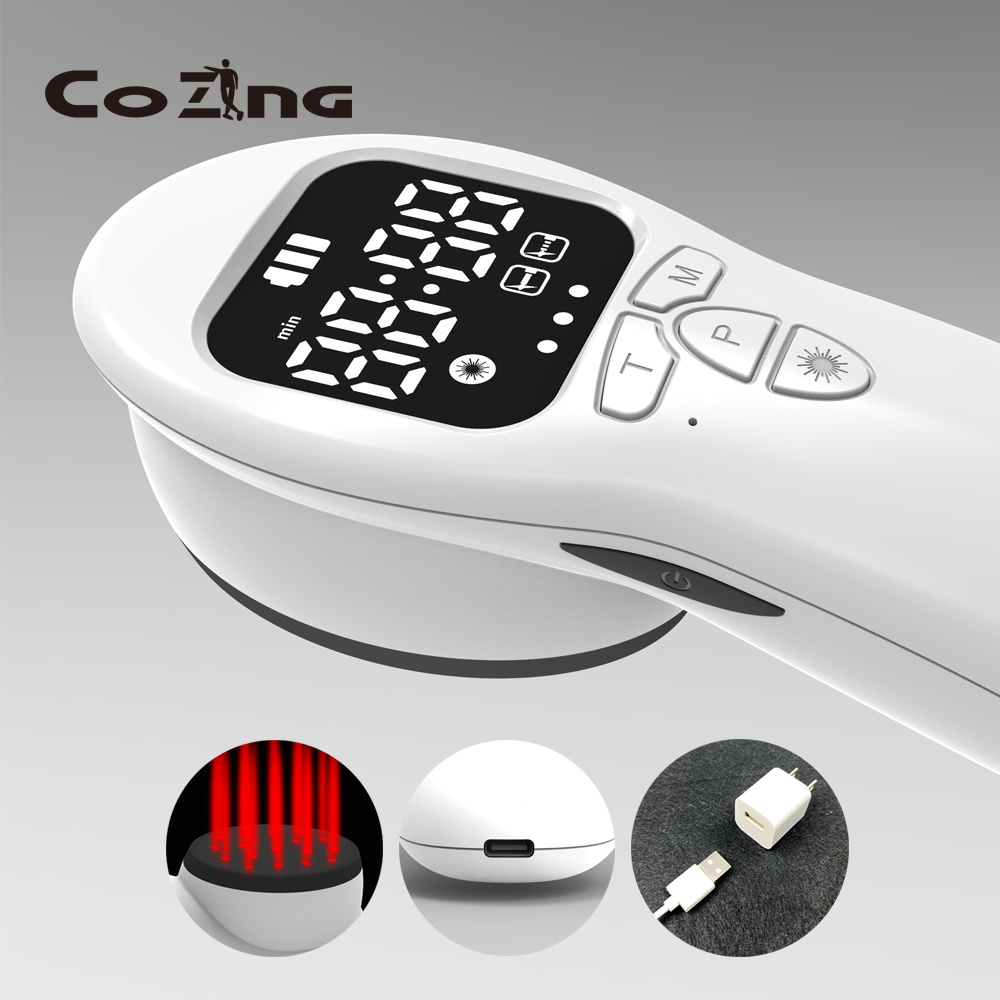 COZING Cold Laser LLLT-808 Red Light Therapy mls Treatment for Rheumatic Pain Relief, Sport Injuries, Arthritis, Wounds healing