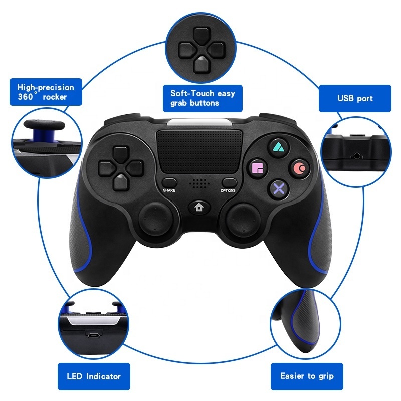 Ps4 Controller High Quality Joystick Compatible With PS3/PS4/PC and Laptop Game Controllers