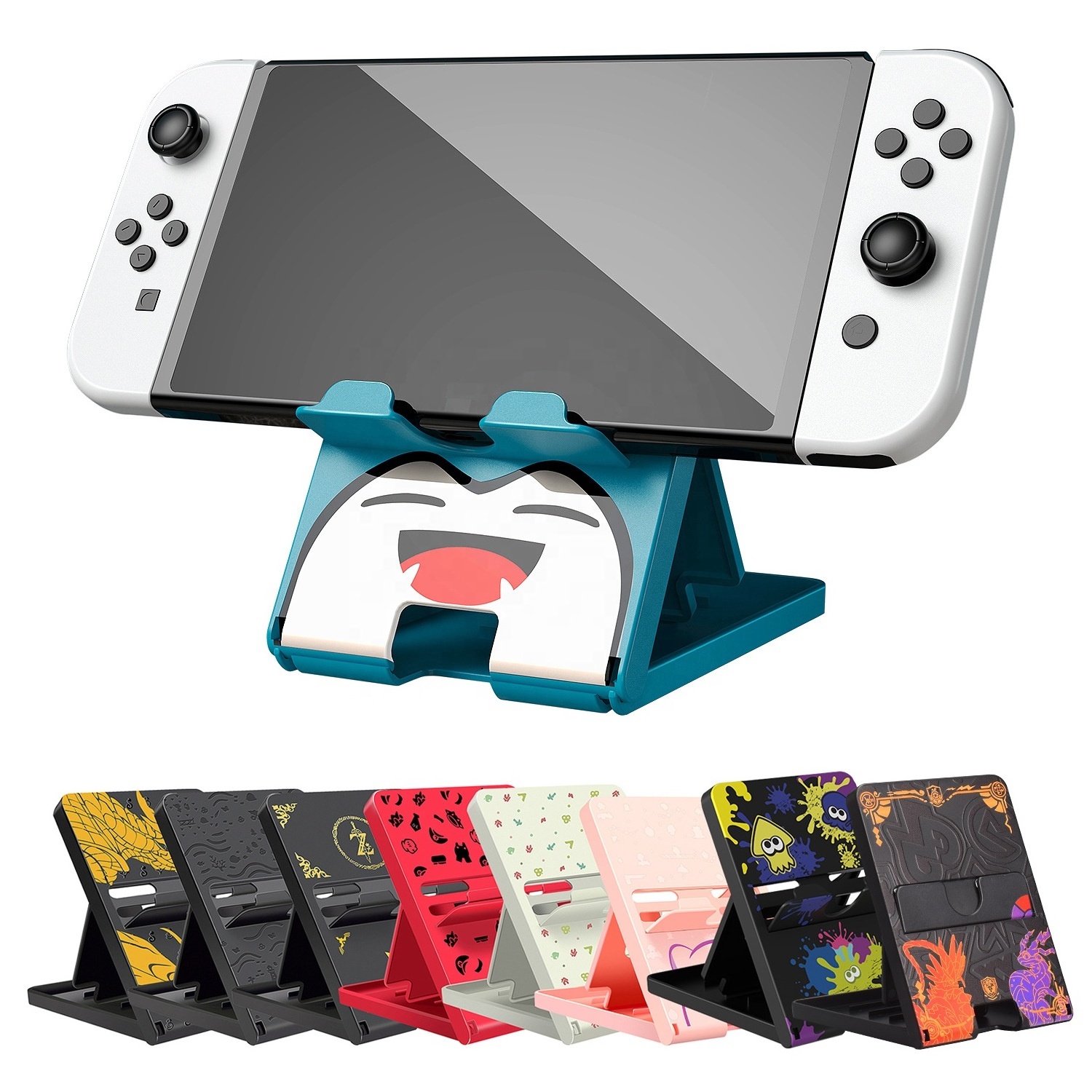 Portable Adjustable Foldable Game accessories Holder Gaming Stand For Nintendo Switch for Switch Oled / Switch Lite Console