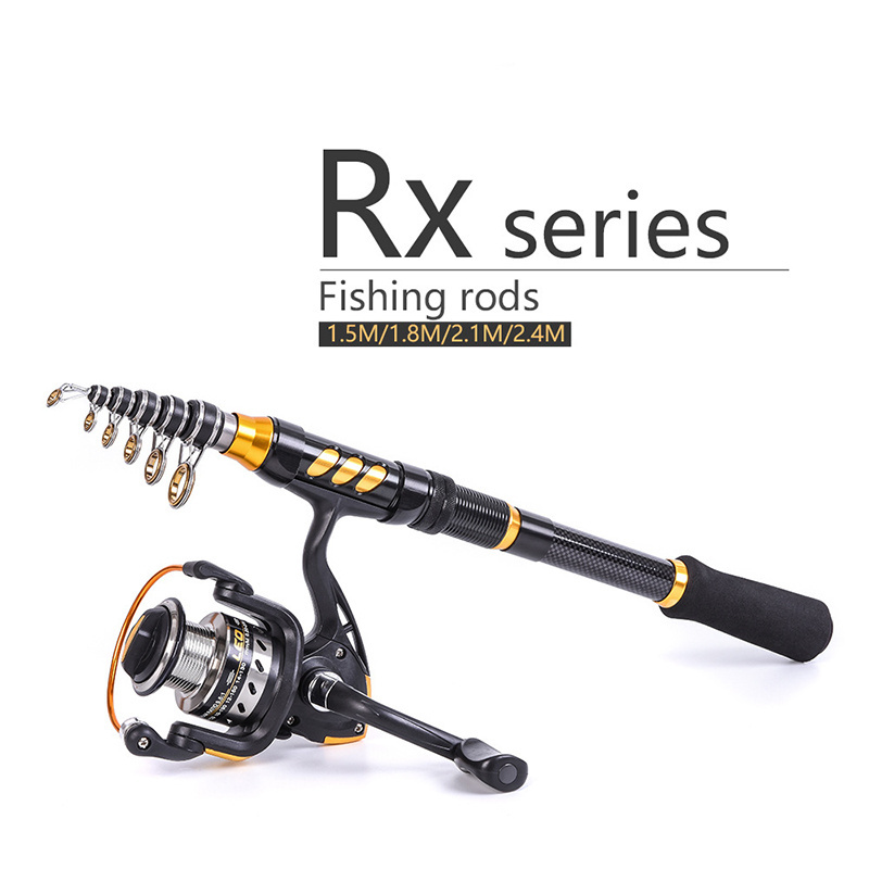 Piaoyu 1.5M/1.8M/2.1M/2.4M Rx series ultra-short sea rod mini lure fishing rod fishing gear