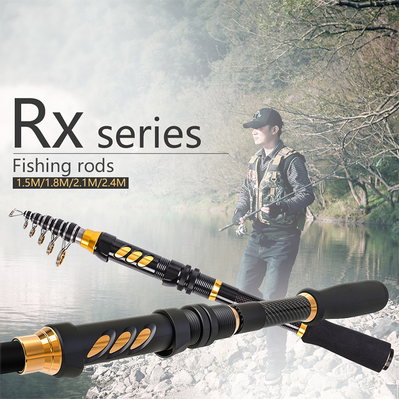 Piaoyu 1.5M/1.8M/2.1M/2.4M Rx series ultra-short sea rod mini lure fishing rod fishing gear