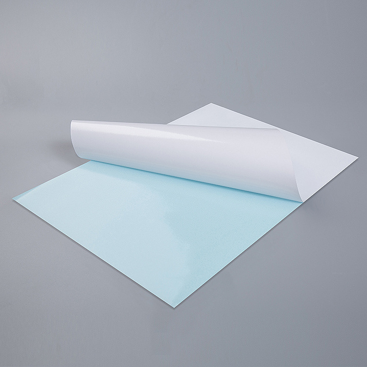 Self Adhesive High Semi Glossy Paper Removable Adhesive with Glassine Release Liner