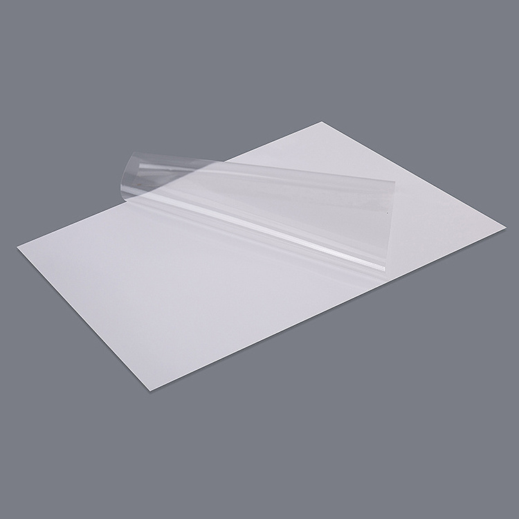 A3 Transparent Clear Vinyl PVC Sticker Self Adhesive Film