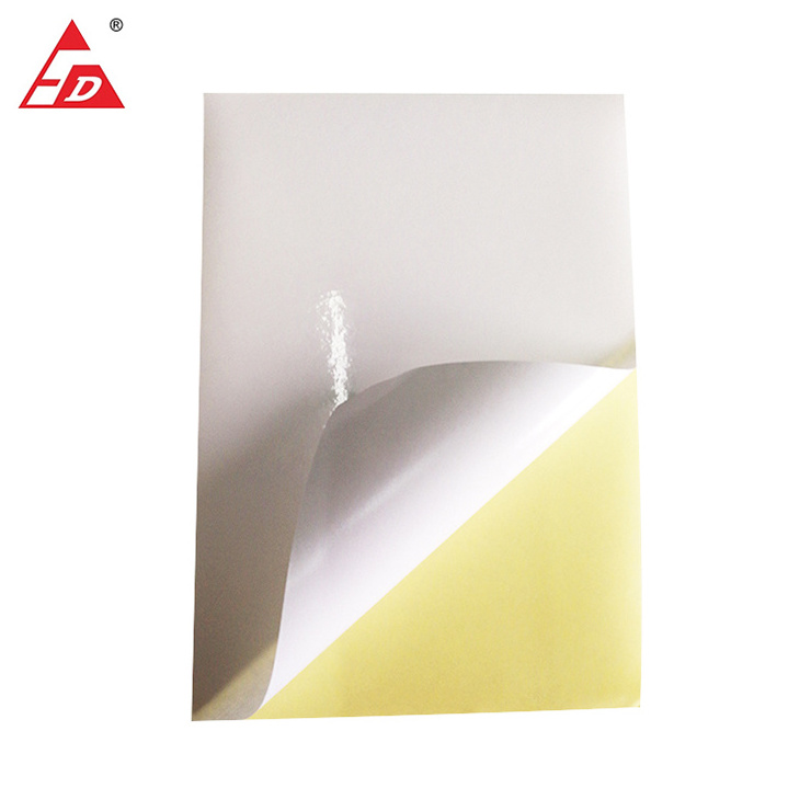 A4 Paper 80gsm Casted Coated Self Adhesive Gummed Sheet Packing Labels