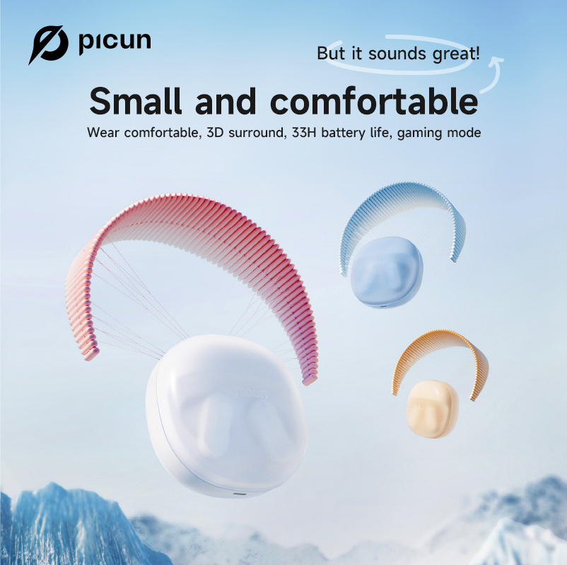 Picun W1 Fashion TWS Earbuds for Girl Mini Smallest True Wireless Bluetooth Headset