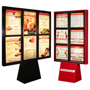 Outdoor Waterproof Advertising Poster 65 55 inch Fast Food Restaurant Ordering System LCD Display Digital Drive Thru Menu Board