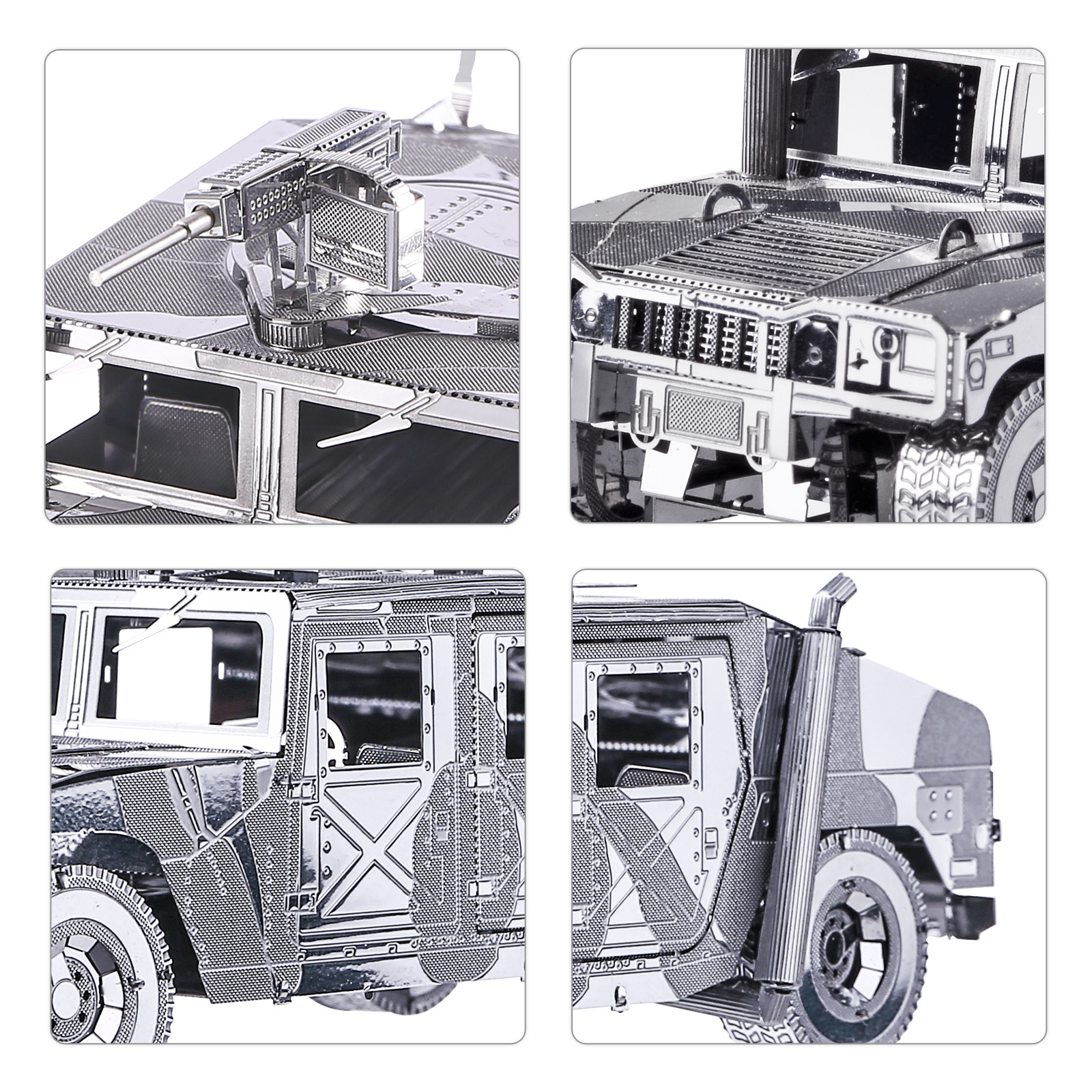 Piececool Educational Toys Take Apart Military Vehicles Model DIY Assemble Truck Car Toy 3D Metal Puzzle For Collectible