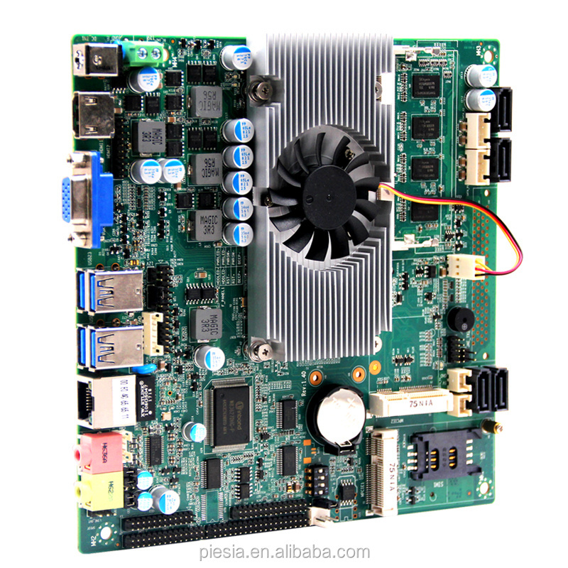 Integrated intel i3/i5/i7 processor and QM77/HM77 chipset  motherboard support 24bit LVDS 1080P/WIFI/OPS for industrial panel pc