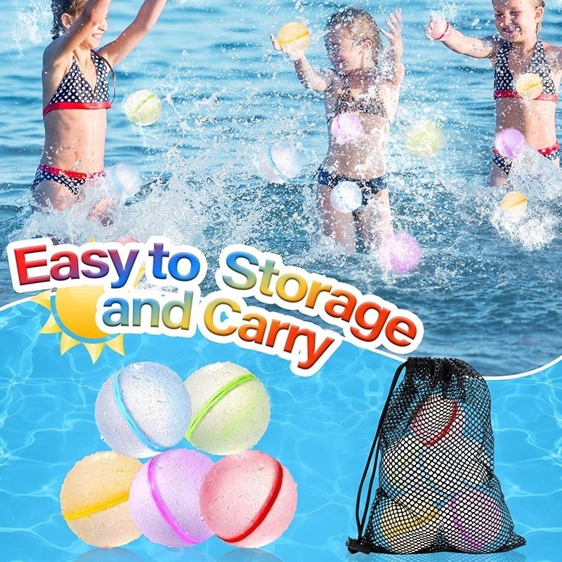 SOPPYCID globos de agua reutilizables inflatable walk on resealing Water Balloon Swimming Pool Magnet Water Balloon