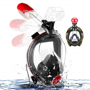 Snorkel De Cara Completa Free To Breathing Waterproof Diving Mask Go Pro Camera Scuba Full Face Snorkel Mask