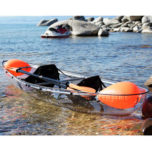 ONEMAX Wholesale crystal kayak supplier crystal clear kayak with absortes colores professional crystal kayak supplier