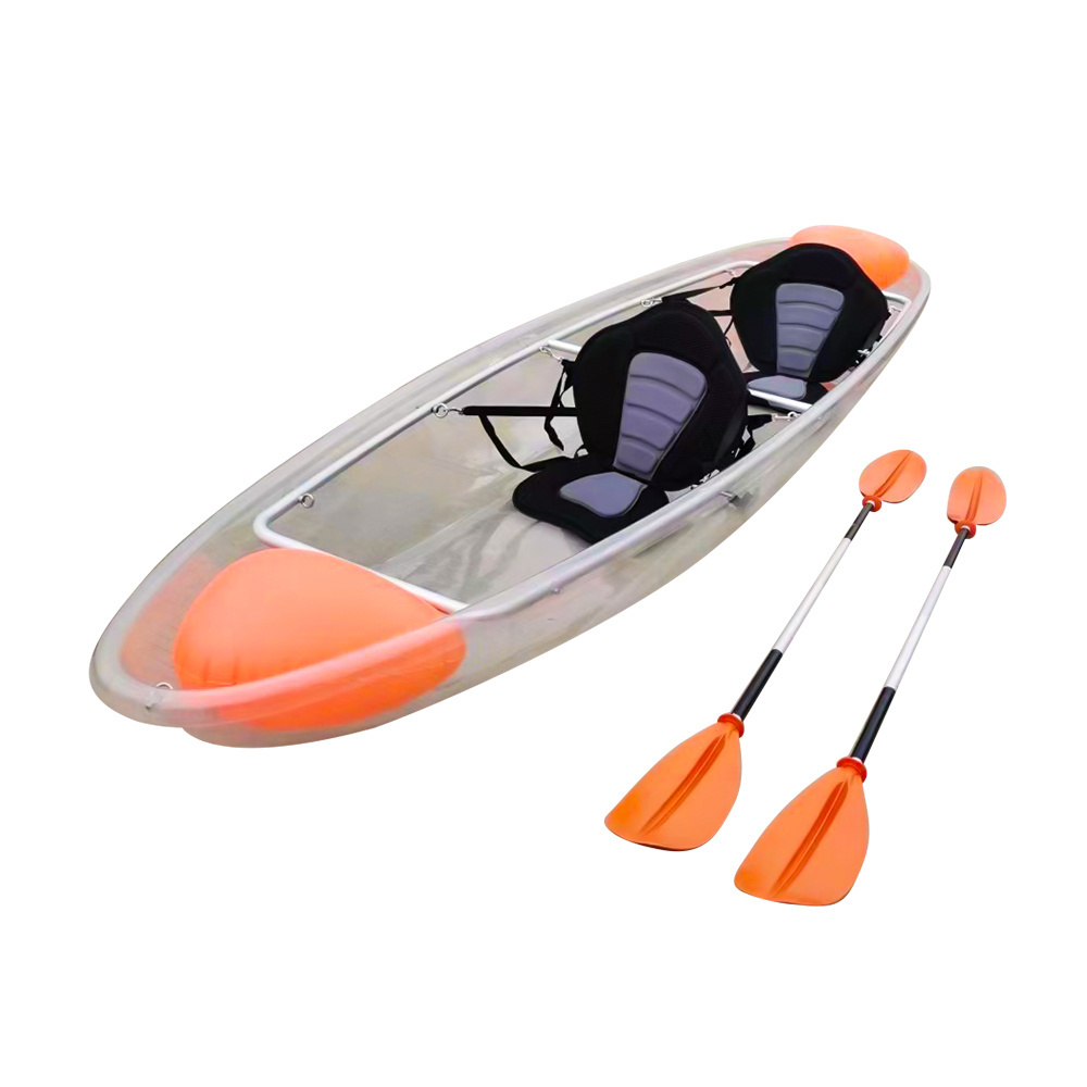 ONEMAX transparent plastic kayak transparent fishing kayak Canoe/Kayak transparent for processing high-end scenic