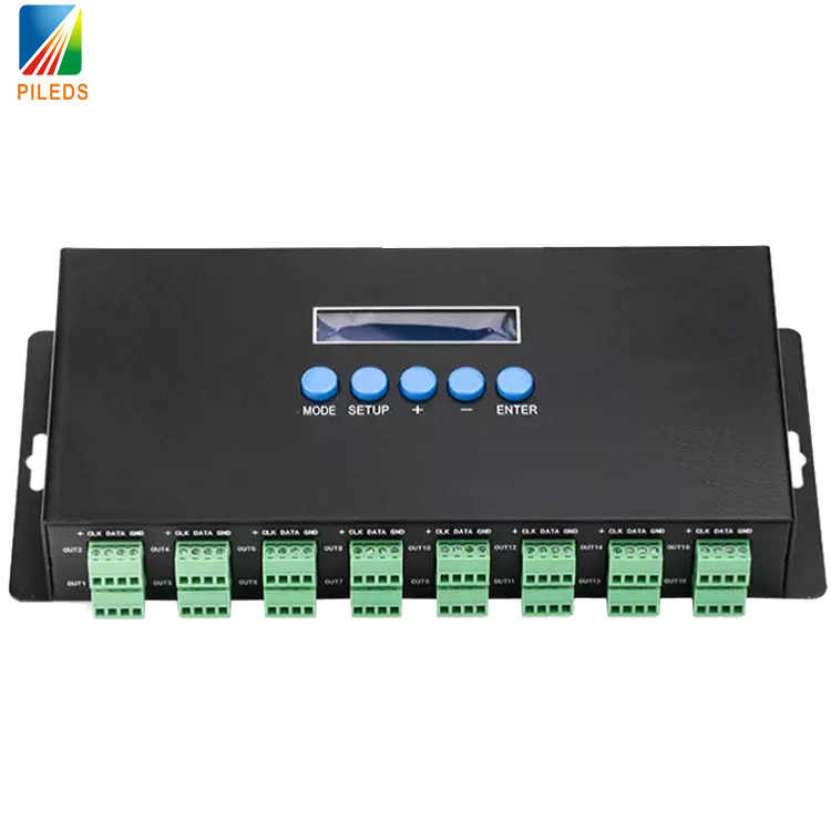 BC-216 BC-204  PILEDS LIGHTING Pixels DC5-24V 4CH 16CH sACN E1.31 Ethernet DMX Artnet SPI controller