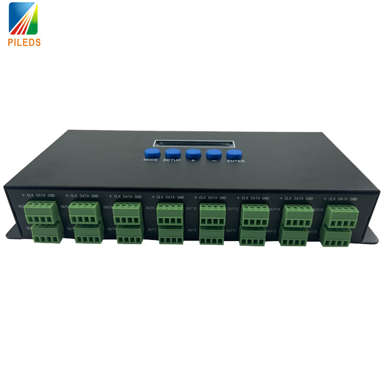 BC-216 BC-204  PILEDS LIGHTING Pixels DC5-24V 4CH 16CH sACN E1.31 Ethernet DMX Artnet SPI controller