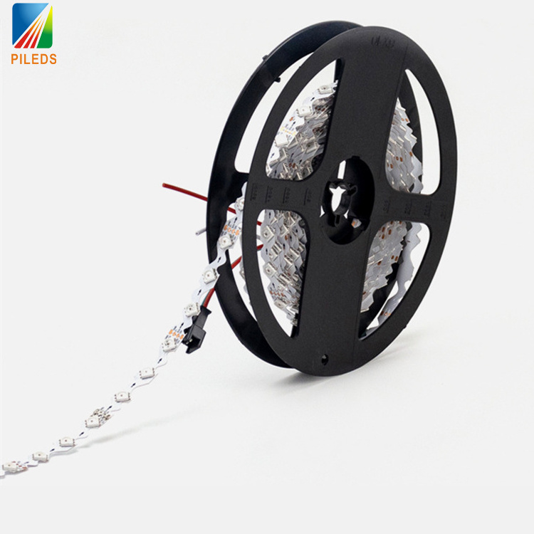 12V Full Color LED Strip Lights 30 60 LEDs/m Bendable S Shape Addressable Pixel 5050 RGB dream color strips WS2815 SK6813