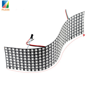 8x32 16x16 8x8LED matrix LED pixel panel WS2812B/SK6812 IC built-in 5050DMX rgb SMD flexible panel screen