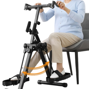 PILEYK motorized exercise bike for disabled, 360-degree leg swing training magnetic resistance exercise bikes