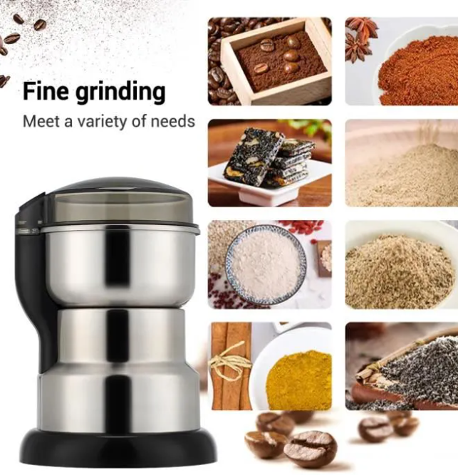 Noiseless Electric grinder machine Stainless Steel Blade Coffee breaker Beans Espresso Latte coffee grinders mixer grinder