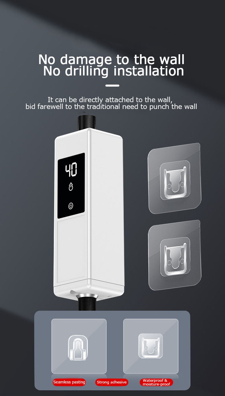 PILEYK mini and compact under sink instant water heater, separation of water and electricity instant hot water heater