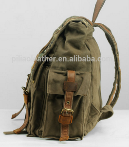 Camo Canvas Backpack travel Camping waterproof backpack Knapsacks Hiking Rucksack custom unisex high quality canvas backpack