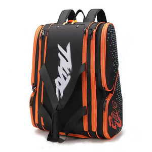 Customization Sports Design Pickleball Paddle Racket Backpack Tennis bag for Men Portable Waterproof Gym Bag with Shoe Pocket