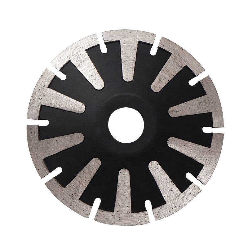 High Quality 5'' Concave Sintered Diamond Circular Saw Blade For Granite Sandstone