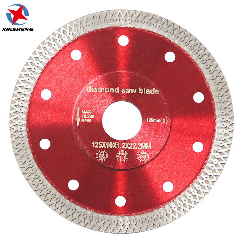 4.5 Inch Super Thin Hot Press X Turbo Diamond Saw Blade Porcelain Cutting Disc