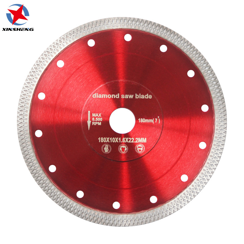 4.5 Inch Super Thin Hot Press X Turbo Diamond Saw Blade Porcelain Cutting Disc