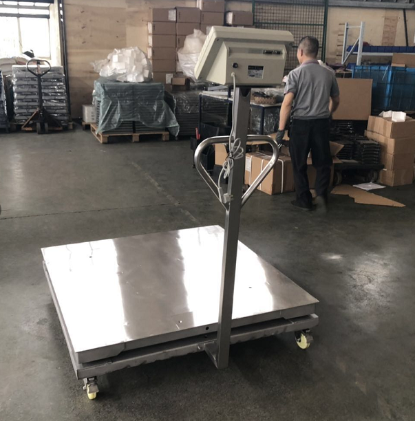 5T Mobile Scale Moving Framed Pallet Scale Industrial Weighing Digital Electronic Platform Scale