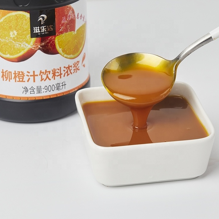 TAIWAN halal Good Quality Fruit Drink Orange Beverage Concentrated Juice fruit syrup