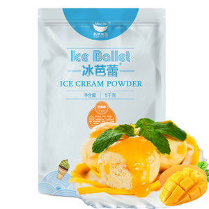 Hot Selling Different Flavors Soft Soft Serve Halal Ice Cream Mix Powder mango flavored ice cream powder