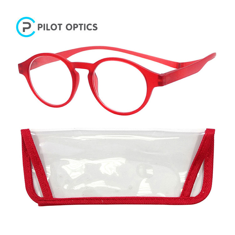 Pilot optics 2022 wholesale newest click magnet hang on neck reading glasses