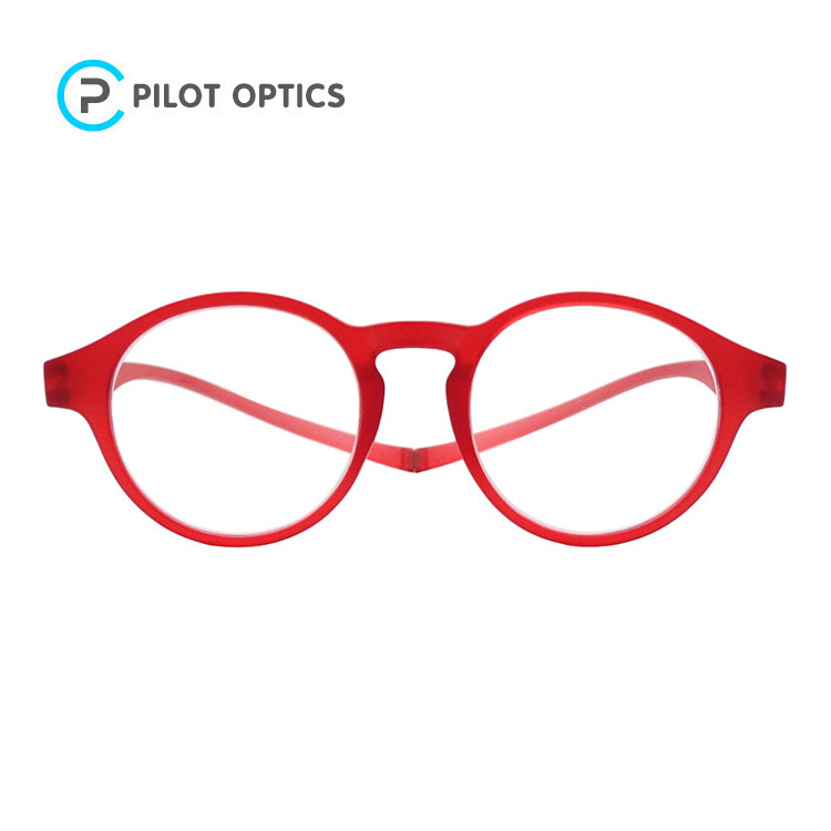 Pilot optics 2022 wholesale newest click magnet hang on neck reading glasses