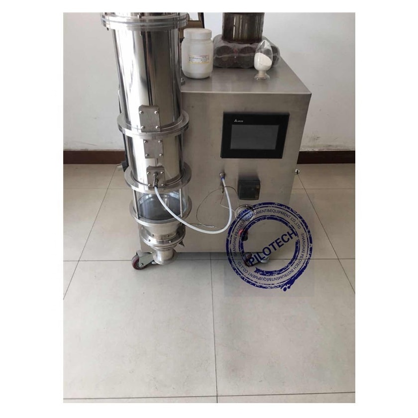 Small batch flake pet fish feed fluid bed drying and coating machine