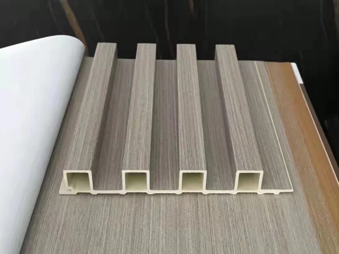 Whole Sale High Quality Laminated Waterproof Rohs compliant PVC Fluted Wall Panel for Restaurant Decoration (Pima)