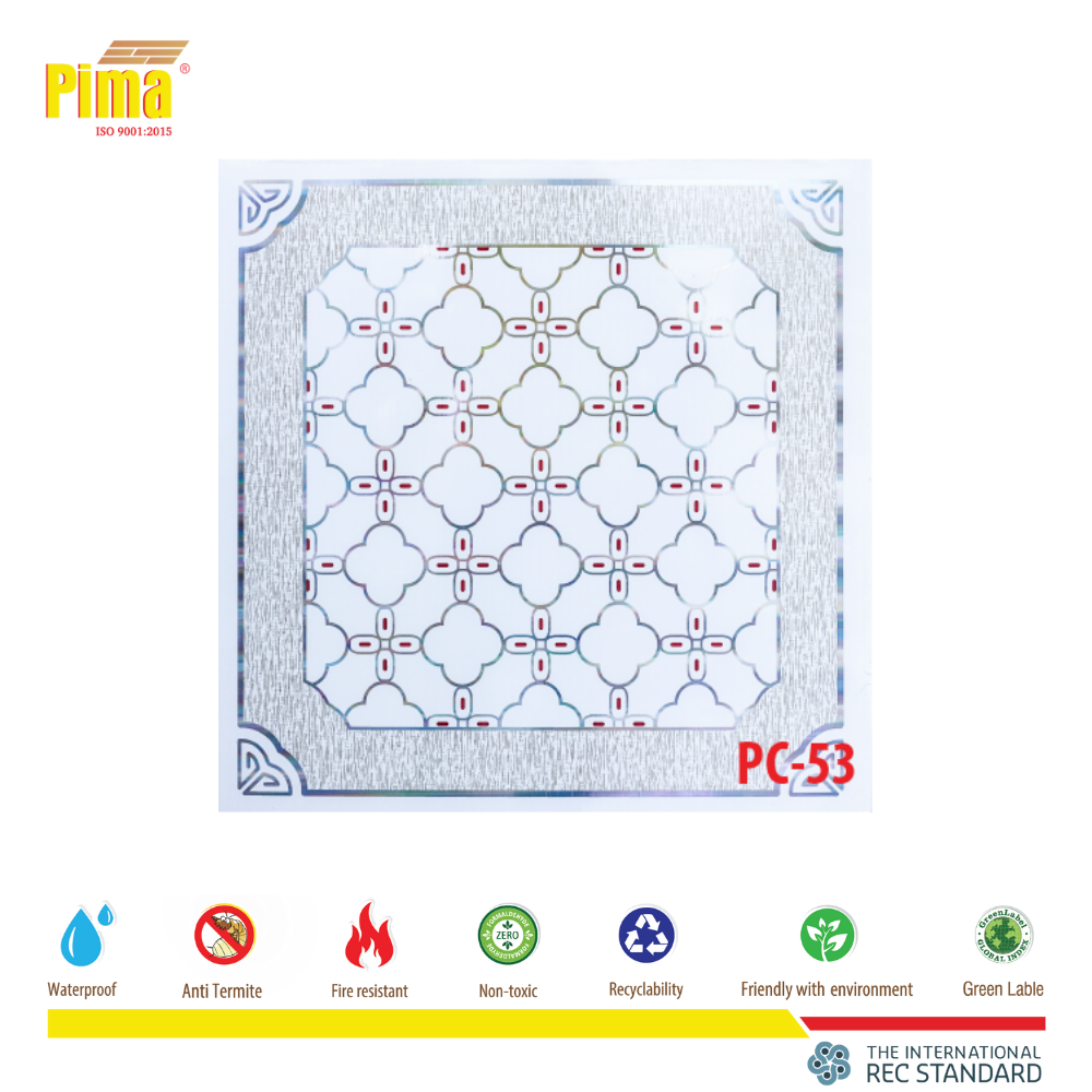 Best price PVC ceiling panel with many patterns (Pima)