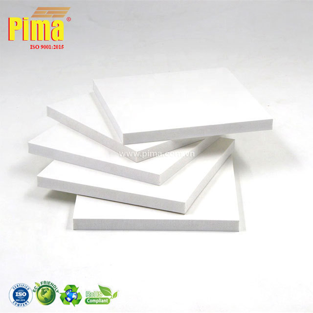 PVC thick foam board hard surface, fireproof for advertising material (Pima)