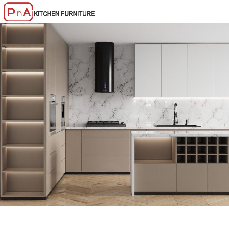 PINAI model kitchen furniture modular kitchen cabinet aluminium for simple kitchen cabinets design