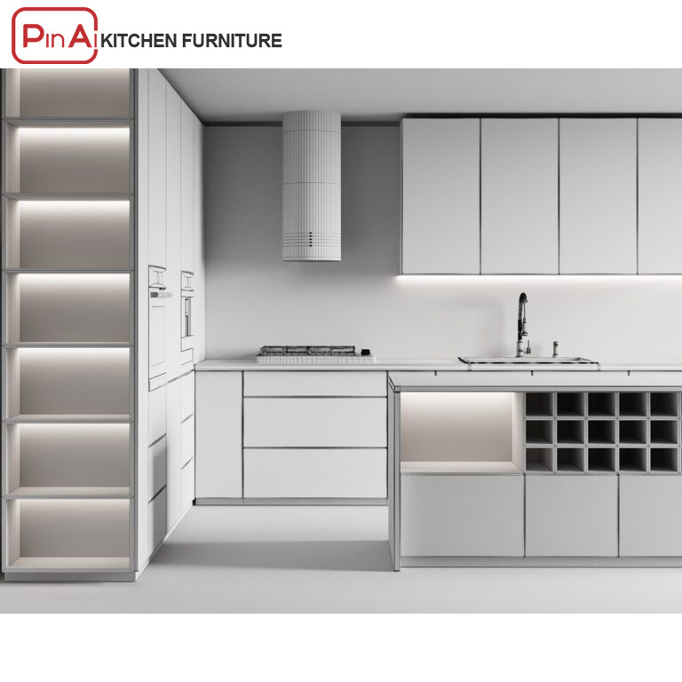 PINAI model kitchen furniture modular kitchen cabinet aluminium for simple kitchen cabinets design