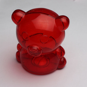 Cute Bear Animal Shape Piggy Banks Cheap Plastic Bear Coin Bank