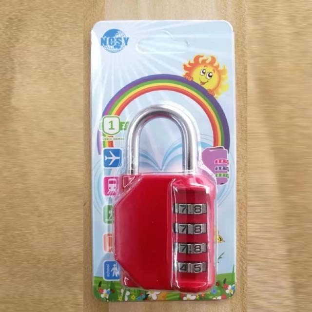 Promotional Travel Luggage Padlock Gym Lock 4 Digital Combination Lockers For Gym Padlock