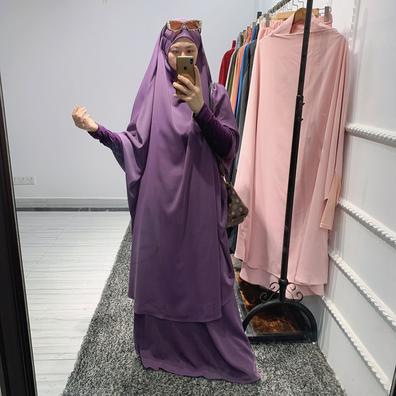 Ramadan Muslim Dress Women Hijab Abaya Dubai Turkish Satin Dresses