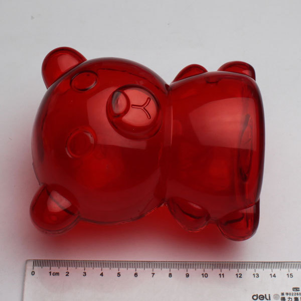 Cute Bear Animal Shape Piggy Banks Cheap Plastic Bear Coin Bank